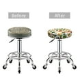 thumbnail image 3 of lemon fruits vegetables Round Bar Stool Seat Covers, Elastic Round Chair Cover Stool Seat Slipcover Bar Stool Cushions Round Pad for 12-14 inch, 3 of 5
