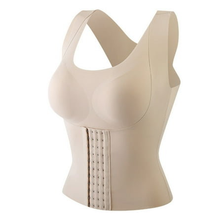 

Back Straightening bra Shapewear Lightweight Breathable Elastic Slimming Show body Ladies L Skin Color