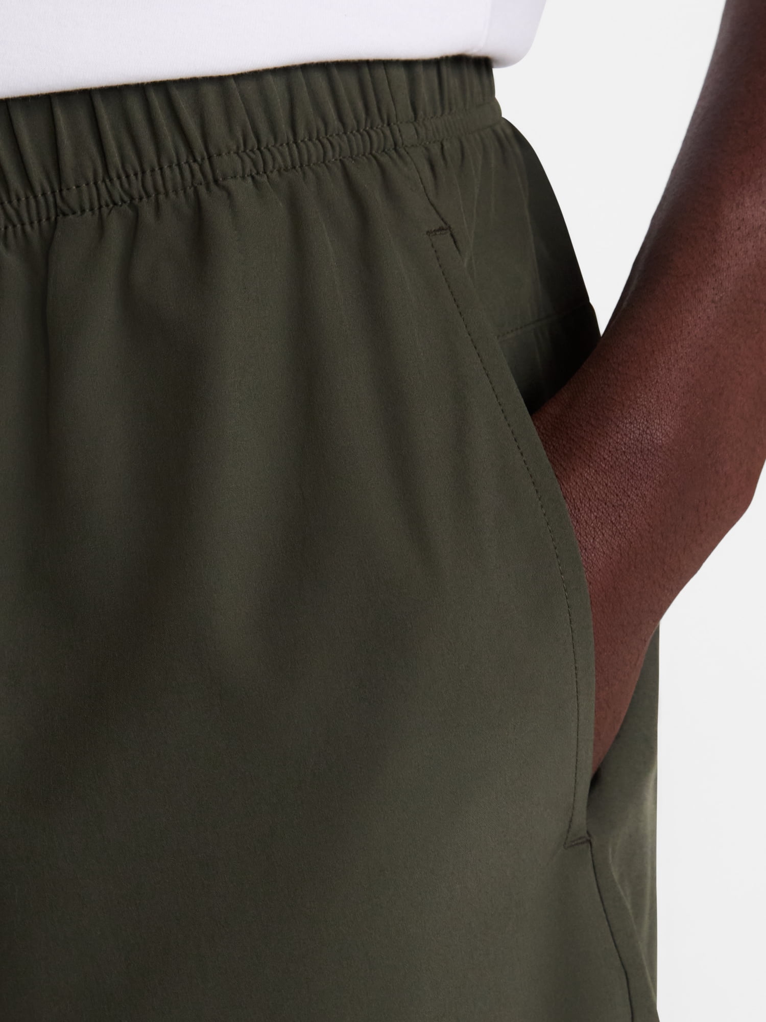 Athletic Works Men's and Big Men's Woven Running Shorts, 6" Inseams, Sizes XS-5XB