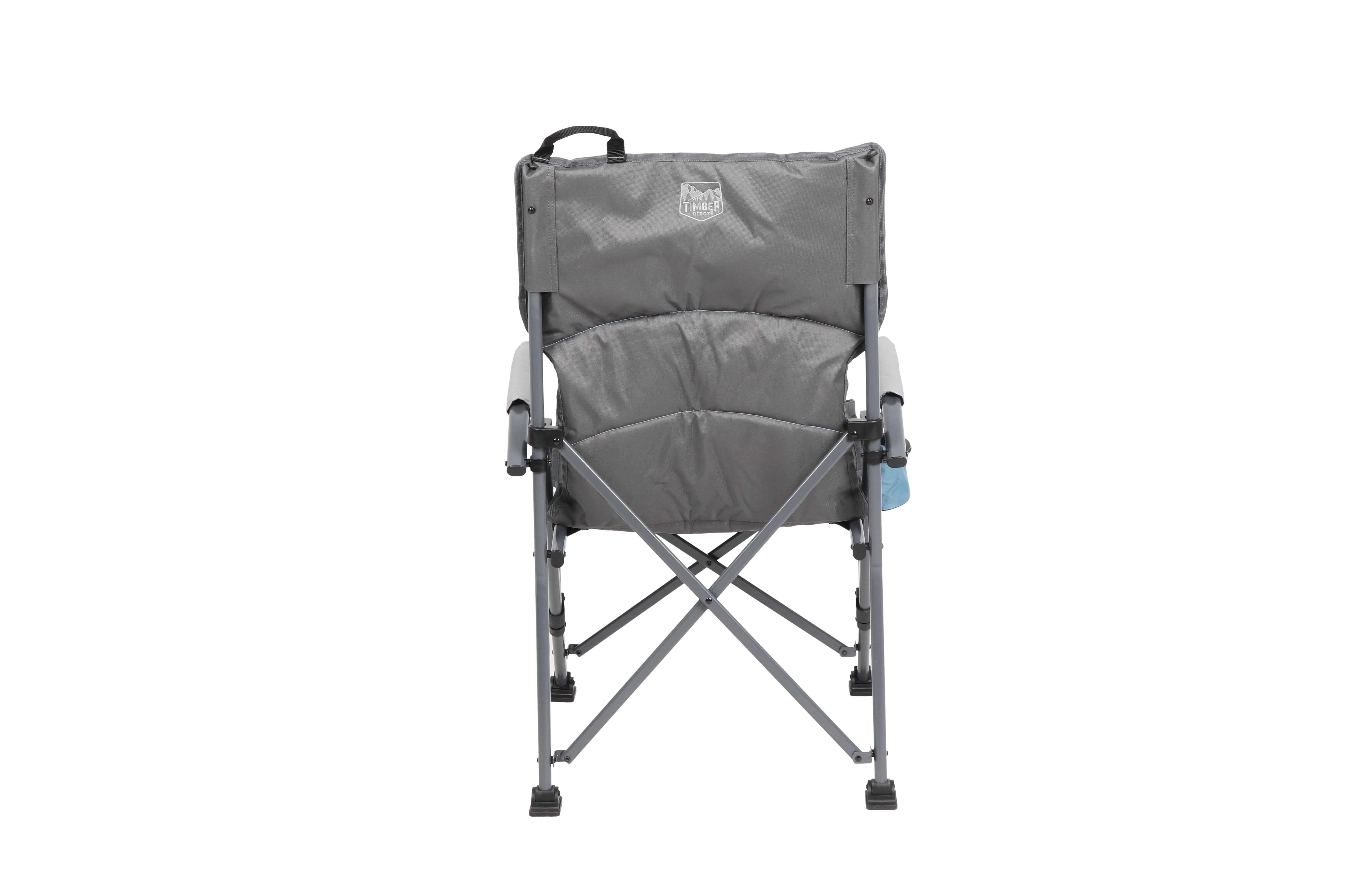 Timber Ridge Wisteria Hard Arm Chair with Cupholder, Blue