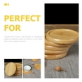 thumbnail image 6 of 6 Pcs Bamboo Office Decoration Decorations for Home Plant Pot Holder The Dish, 6 of 6