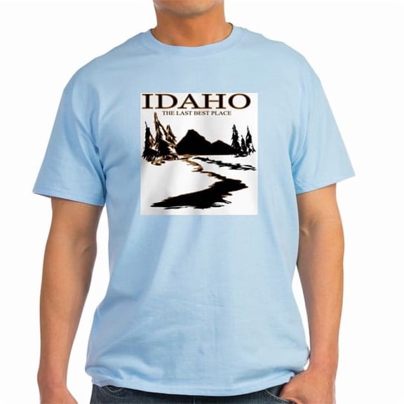 CafePress - Idaho The Last Best Place Light T Shirt - Men's Classic Cotton T-Shirts