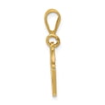 thumbnail image 2 of Real 14kt Yellow Gold Racing Flags Pendant; for Adults and Teens; for Women and Men, 2 of 3