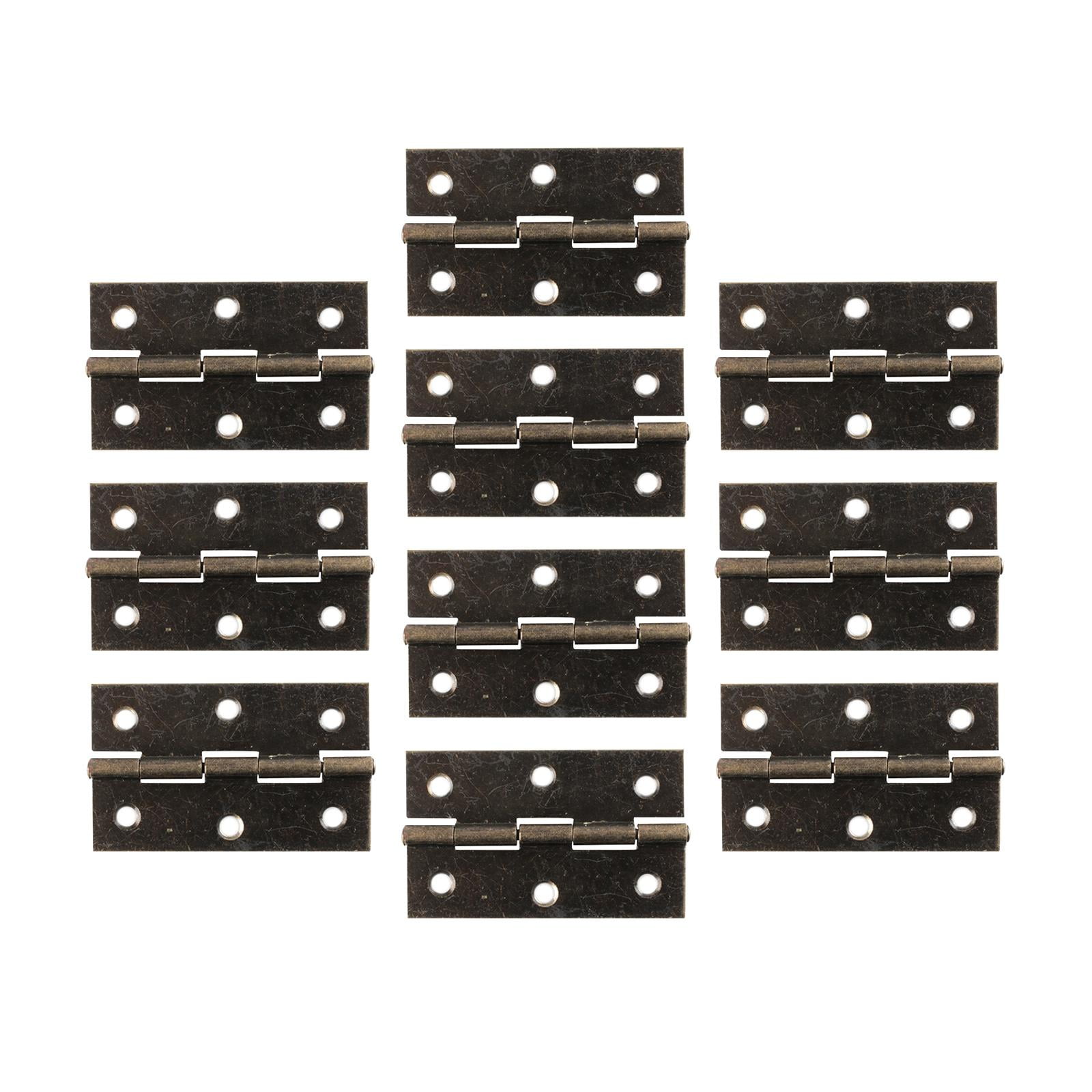 10Pcs Retro Style Metal Hinges DIY Accessories Decor Fitting Hardware