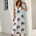 thumbnail image 6 of Literal Cloud Sleeveless Dress festival outfit women luxury woman evening dress, 6 of 6