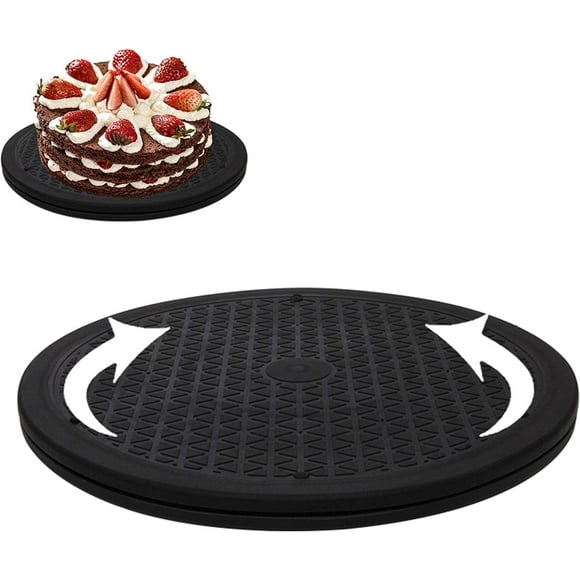 2 Pack 12 Inch Heavy Duty Rotating Swivel Smooth Rotating Lazy Susan Turntable with Steel Ball Bearings for Monitor, TV, Potted Plants
