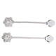 thumbnail image 3 of 2 abrazaderas magnéticas de acero inoxidable para cortina de cristal, elegantes clips de flores para cortina, hebilla para sala de estar y dormitorio., 3 of 14