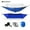 Blue, variant on [3 IN 1] AYAMAYA Camping Hammock with Mosquito Net & Sun Shade Cloth for 2/Double Person, Portable Lightweight Nylon Swing Hammock with Tree Straps (Blue)
