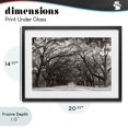 thumbnail image 4 of Stupell Industries Traditional Georgia Stroll Tree Tunnel Black Framed Print Under Glass, 20 x 14, by Nathan Larson, 4 of 8