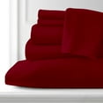 thumbnail image 2 of Hotel Collection Rayon derived from Bamboo Bed Sheet Set - 6 Piece, King, Burgundy, 2 of 6