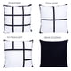 thumbnail image 4 of Funda de almohada en blanco de la serie Nine Grid, funda de almohada de felpa corta, funda de almohada de sofá de sublimación, 4 of 5