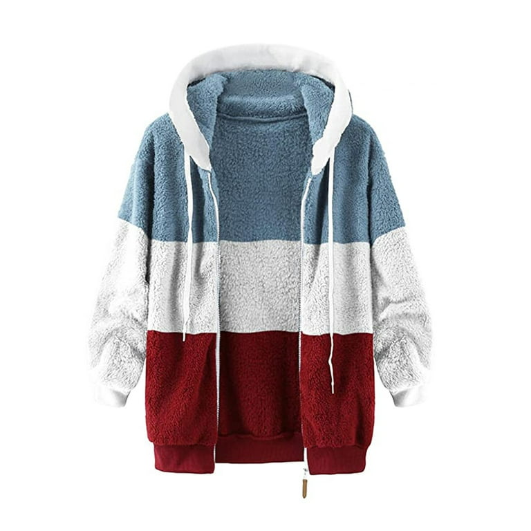 Chamarras Para Mujer Winter Clothes for Women 2023 Fashion Dressy Fuzzy Fleece Zip Up Jackets Oversized Fluffy Sherpa Sweatshirts Outerwear Girls