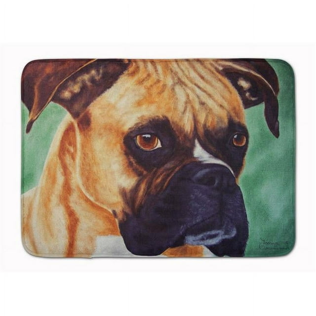 Carolines Treasures AMB1029RUG Boxer by Tanya & Craig Amberson Machine Washable Memory Foam Mat