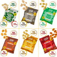 thumbnail image 4 of Jimmy Sevigny Roasted Broad Beans Variety Pack, 24 Individual Packs, 6 Flavors Mix, Crunchy Plant-Based Snack (28 g Each), 4 of 9