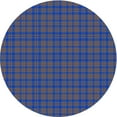 thumbnail image 1 of Ahgly Company Machine Washable Indoor Round Transitional Steel Blue Area Rugs, 3' Round, 1 of 7