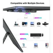 HOWENS Portable Monitor 17.3 inch, FHD 1080P IPS Screen Laptop Display 72%NTSC 300cd/㎡ Brightness