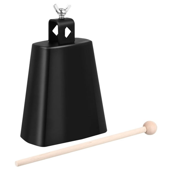 ifundom Hand Percussion Cowbells Set for Music Performance with Ergonomic Design, Metal, Includes 1 Set for Musicians