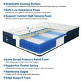 thumbnail image 7 of "Queen Rose 12"" Queen Size Gel Memory Foam Mattress - Breathable & Comfortable", 7 of 7