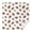 Football Shadow Brown, variant on Football Bear Darkgreen Pattern Square Tablecloth, Waterproof Wipeable Spillproof Washable Table Cover for Home Kitchen Party and Daily Decor 42"x42"