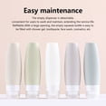 thumbnail image 4 of Travel Dispenser Bottle Face Wash Toothpaste Makeup Empty Leakproof Refillable Squeeze Tube Leakproof Mini Container Personal Care Supplies Blue 90ML, 4 of 7