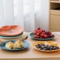 thumbnail image 4 of Assiettes en Forme de Coque Incassables, Assiette à Collation Durable et Légère, Petite Assiette à Collation Réutilisable pour Fruits, Salade, Dessert, 4 of 7