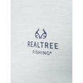 thumbnail image 6 of Realtree Men's Long Sleeve Performance Americana Fishing Hoodie, Heather Grey Cationic, 2XL, 6 of 9
