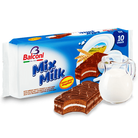 Mix MILK Snack Cakes (Balconi) 10pk (350g)