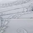 thumbnail image 3 of Swanson Beddings Gray Paisley Floral Print 3-Piece 100% Cotton Duvet Cover Set: Duvet Cover and Two Pillow Shams Full (Comforter is NOT included), 3 of 3
