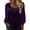CC-Purple, variant on Sequin Tops for Women Sparkly Casual U Neck Glitter Long Sleeve Shirts Loose Dressy Tunic Blouse Mardi Gras Outfit, Purple, XL