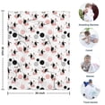 thumbnail image 4 of White Cow Head Dot Pattern Blanket,Comfortable Soft Flannel Throw Blanket,All Season,Warm Lightweight Blankets for Sofa Bed Couch Living Room Chair,30"x40", 4 of 4