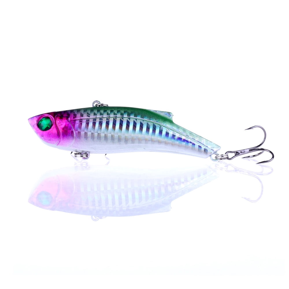 HENGJIA Fishing Lures, 8 Pack Lipless Crankbaits for Bass, Deep Diving Minnow VIB Hard Baits Sinking Fishing Lure for Saltwater Freshwater Bass, Redfish, Trout, Walleye, 0.99oz/3.54in