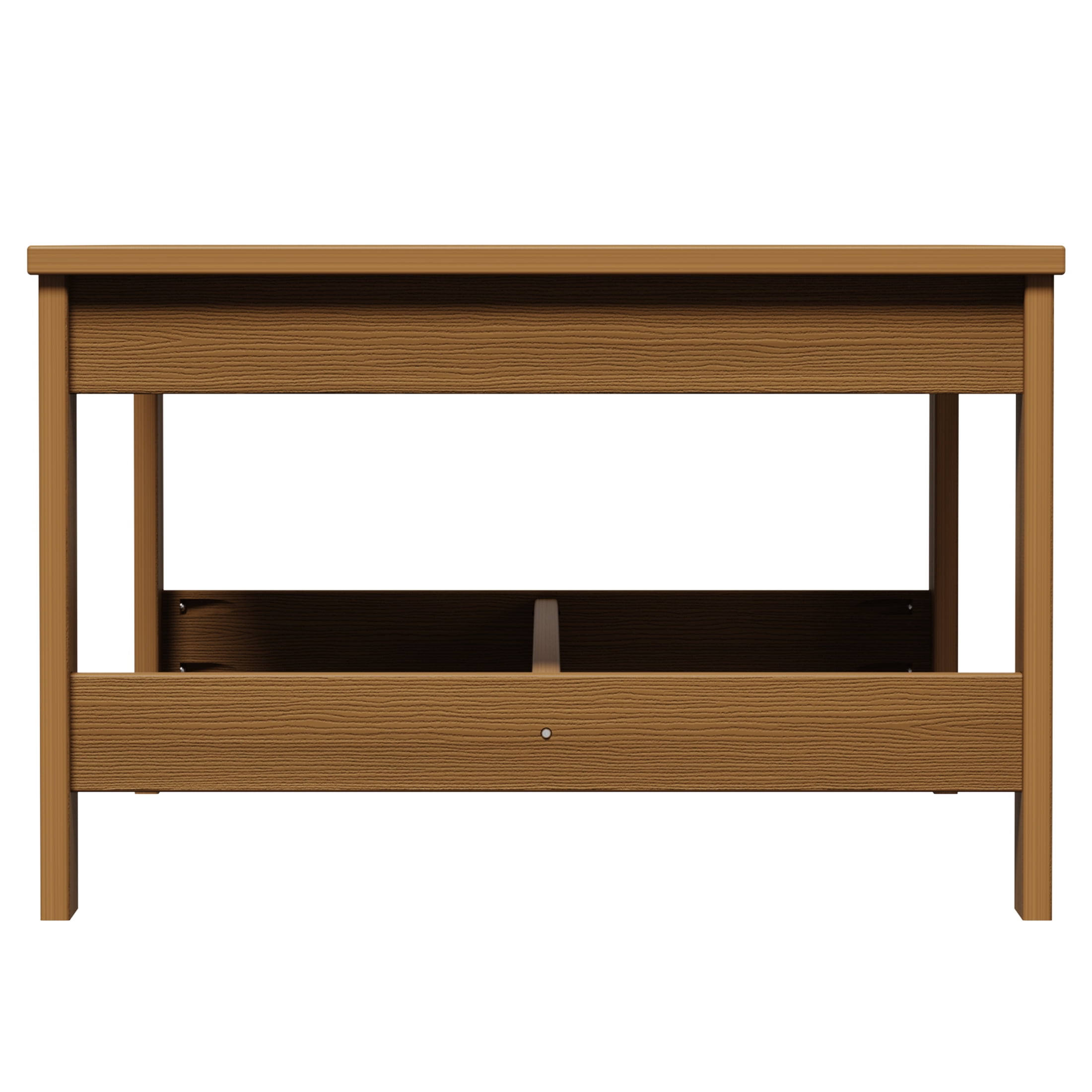 Better Homes & Gardens Ezra Outdoor HDPE Coffee Table, Teak
