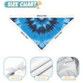 thumbnail image 6 of Dog Bandana 2 Pack,Blue Tie Dye Spiral Pattern Bandanas for Dogs,Cat Bandana,Small/ Large Dog Bandana 2 Size,Dog Bandanas Girl Boy, 6 of 6