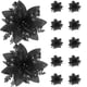 thumbnail image 2 of 12PCS Artificial Christmas Ribbon Clips And Glitter For Christmas Wedding Party Garland Decorations, 2 of 6