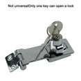 thumbnail image 4 of Heavy Duty Locking Hasp And Staple With Keys Padlock Cupboard Shed Garage Lock, 4 of 9