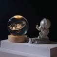 thumbnail image 1 of Bola de cristal con sistema solar tallado en 3D con láser, luz nocturna, decoraciones de escritorio para el hogar, base luminosa de bola de cristal, 1 of 5