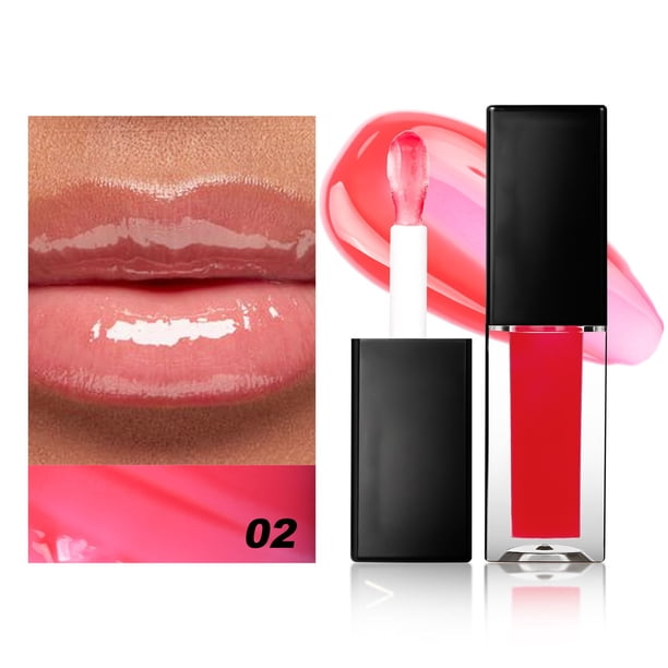Hot6sl Ofertas de La Semana Brillo de Labios Espejo Agua Hidratantes Reparación Brillo de Labios Protección Labios Fruncidos Lápiz Labial Líquido