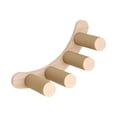 thumbnail image 4 of Estante de pared para gatos, escalones de pared fáciles de instalar con escaleras de yute y poste rascador de madera para saltar y jugar., 4 of 9