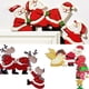thumbnail image 3 of Christmas Door Frame Decoration Santa Claus Wooden Ornament Elk Xmas Decor, 3 of 5