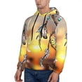 thumbnail image 3 of Honeii Follow Your Dream Dreamcatcher Pattern Mens Hoodies Men's Loose Sleeve Sweatshirt,Pullover Hooded Sweatshirt for Men,Essentials Hoodie-Large, 3 of 7
