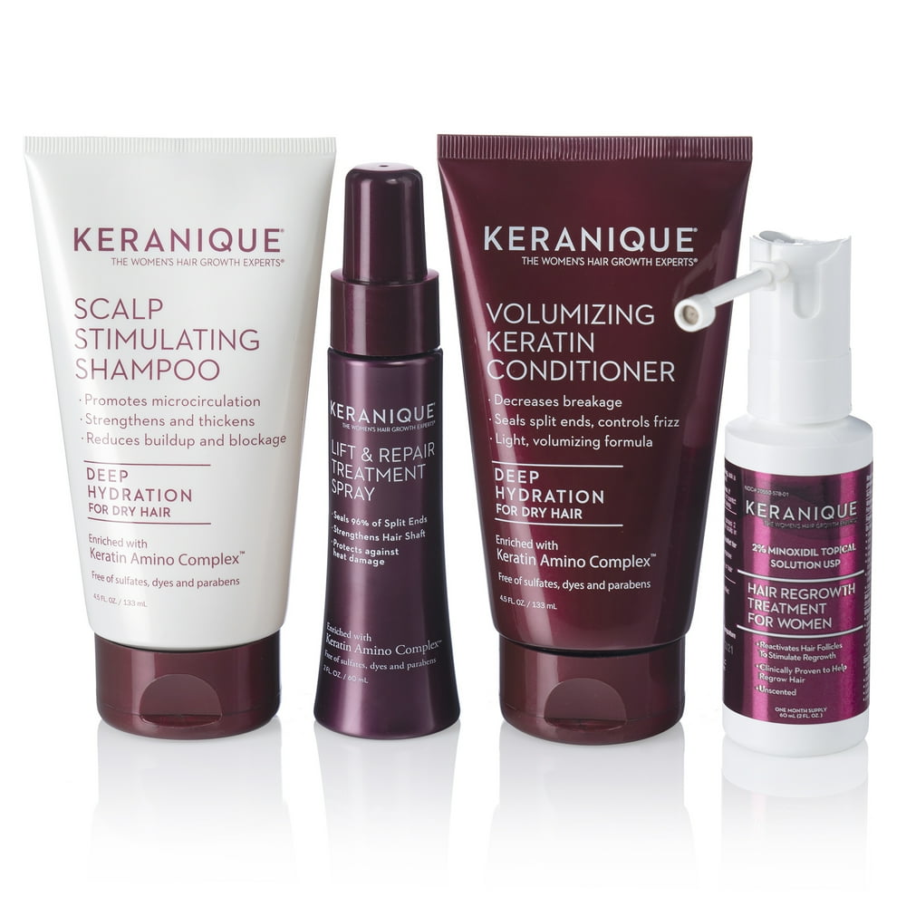 Keranique 30 Day Hair Regrowth System for Dry Hair Shampoo