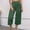 Green, variant on Spandex Capri Leggings Womens Plus Size,Womens Capris for Summer Clearance 50% off clear,Wide Leg Pants for Women Summer Elastic High Waist Beach Cropped Pants Loose Trousers Black XXXL