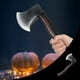 thumbnail image 5 of Xihbxyly Hacha de Juguete de Halloween, de Espuma Realista, de Poliuretano Ligero, Ideal para Disfraces, Decoración de Fiestas y Fiestas de Terror. Resistente. Tamaño: 27 X 12 Cm., 5 of 6