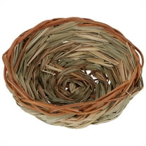 1PC Straw Woven Birds Nest Garden Decorative Birds Nest Chic Natural Birds Nest