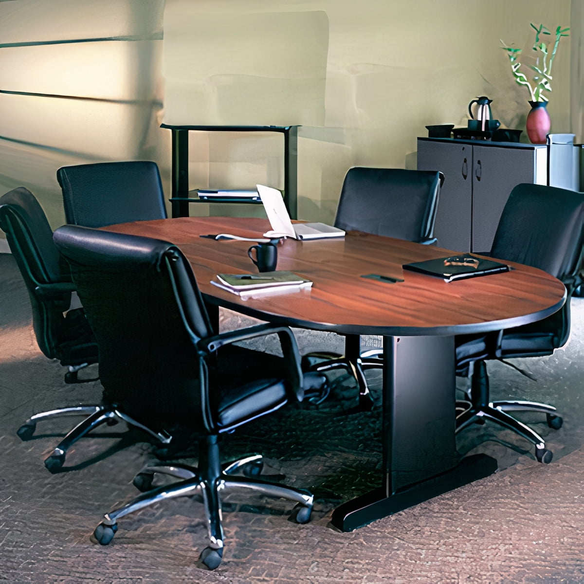 Artisan Grey 12 FT Contemporary Rectangular Conference Room Table in 