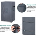thumbnail image 4 of AIickwang Cubierta de enfriador de aire evaporativo portátil para exteriores, cubierta de enfriador de pantano impermeable resistente 600D, negro, 4 of 5