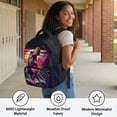 thumbnail image 2 of Jeiento Dinosaur Backpack for Boys, 17 Inch Lightweight School Bag for Ages 9-12, Personalized Elementary Bag with 600D Breathable & Pockets, 2 of 7
