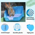 thumbnail image 3 of Rabbit Litter Box with Drawer,Potty Trainer Corner Litter Bedding Box Pet Pan, 3 of 4