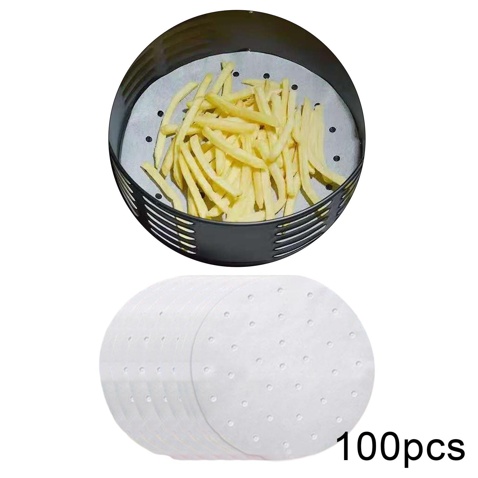 , 100 PCS Air Fryer Parchment Air Fryer Filter Paper Perforated