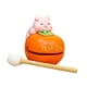 thumbnail image 2 of Estatua de pez de madera, figura china de bloque de madera para pasillo, dormitorio, chimenea Cerdo, 2 of 9